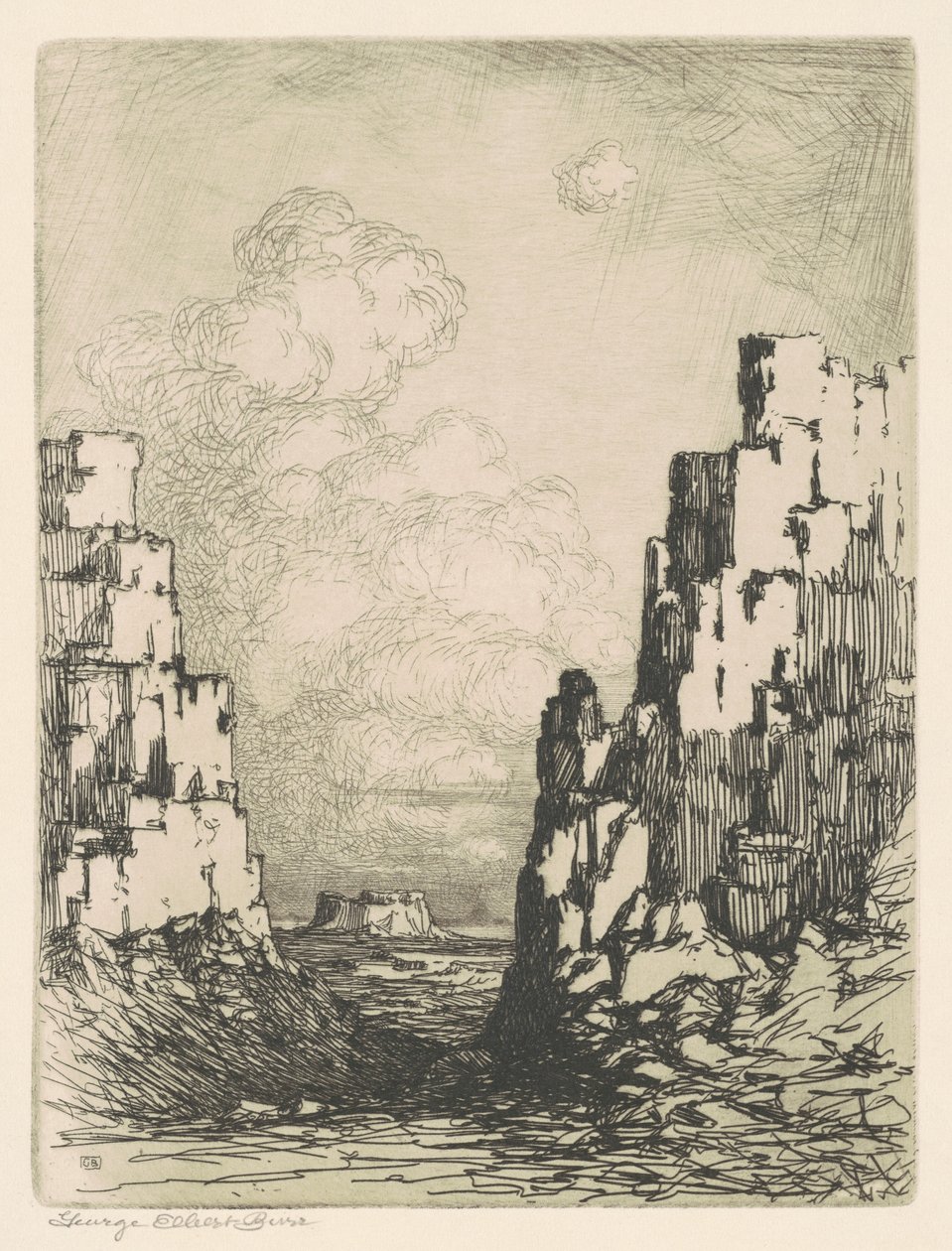 Le petit canyon - George Elbert Burr