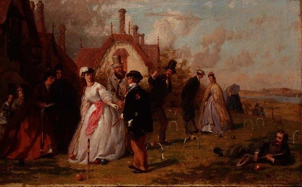 Croquet - George Elgar Hicks