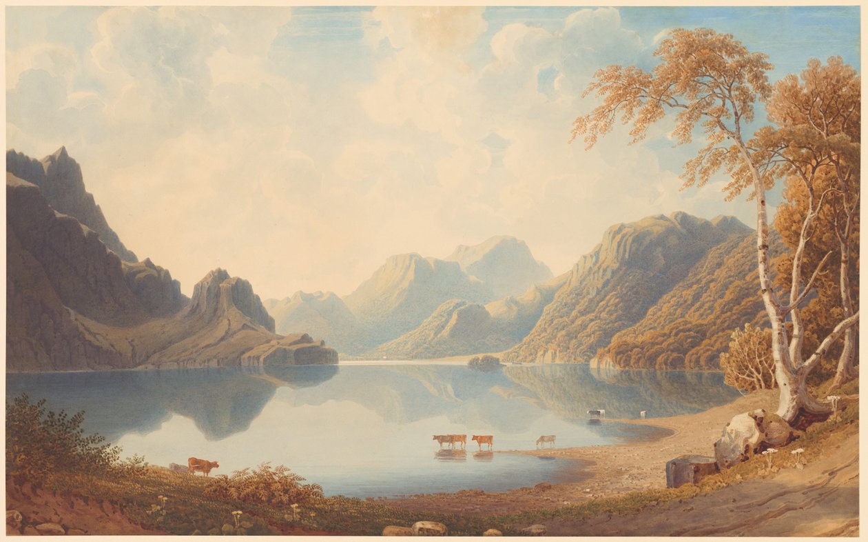 Un loch en Écosse - George Fennel Robson