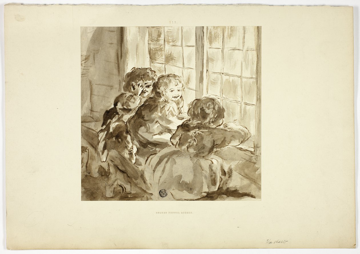 Enfants à la Fenêtre - George Fennel Robson