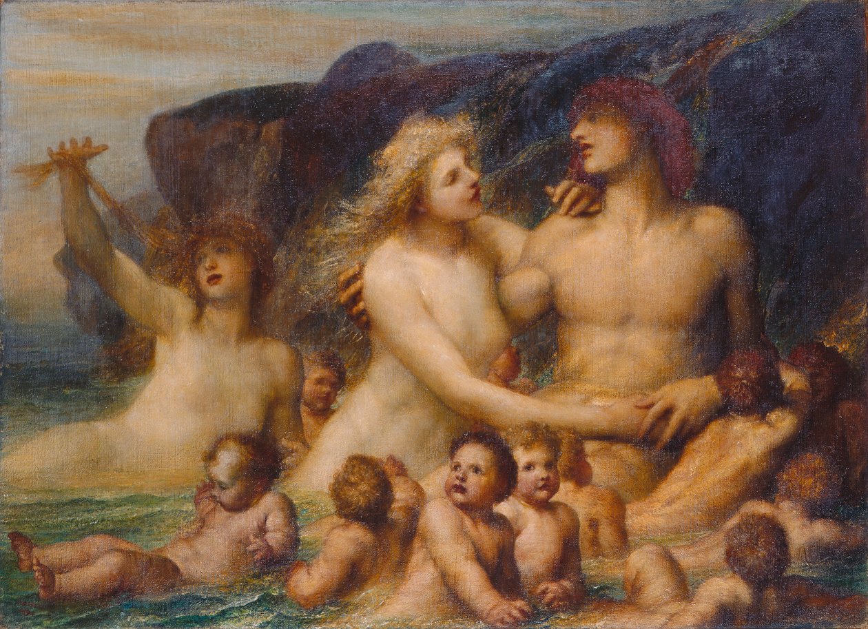 Une idylle grecque - George Frederic Watts