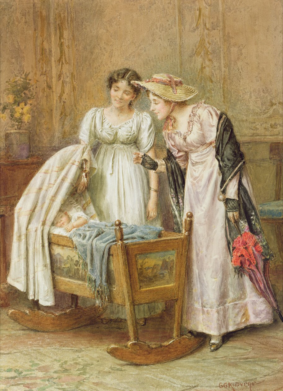 La Crèche - George Goodwin Kilburne