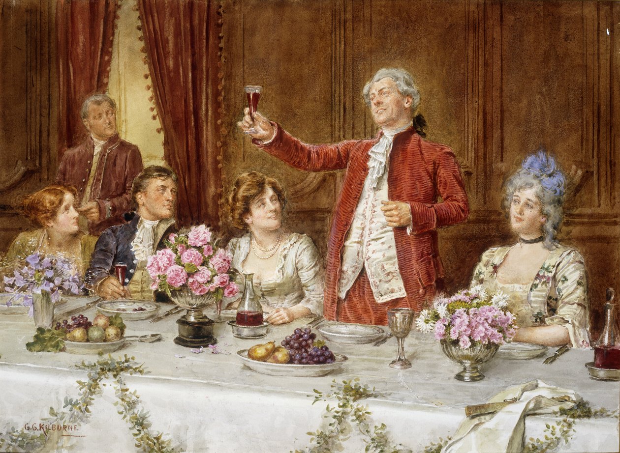 Le Roi! - George Goodwin Kilburne
