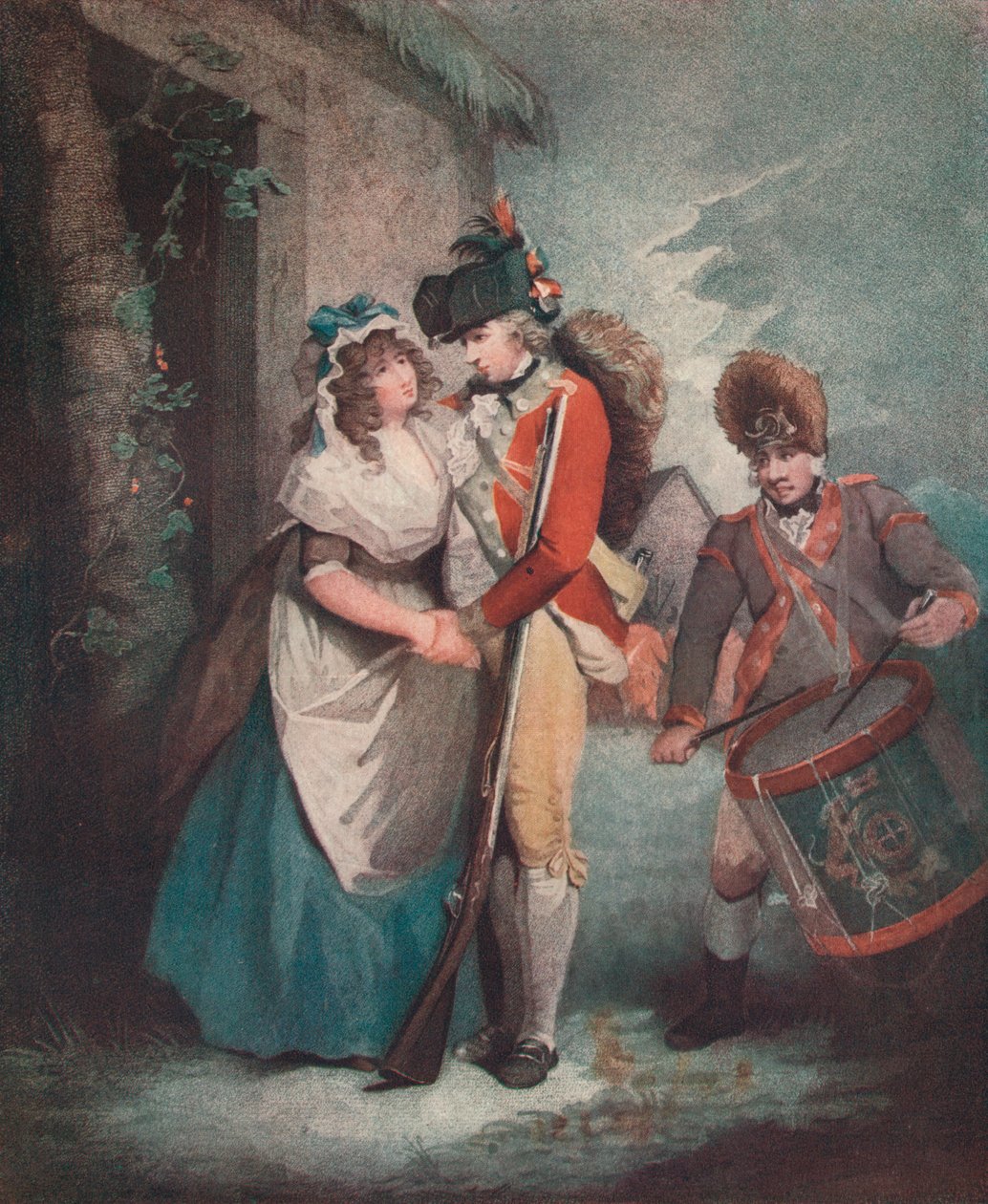 Le Départ du Soldat Logé, vers 1786-1813, 1909 - George Graham