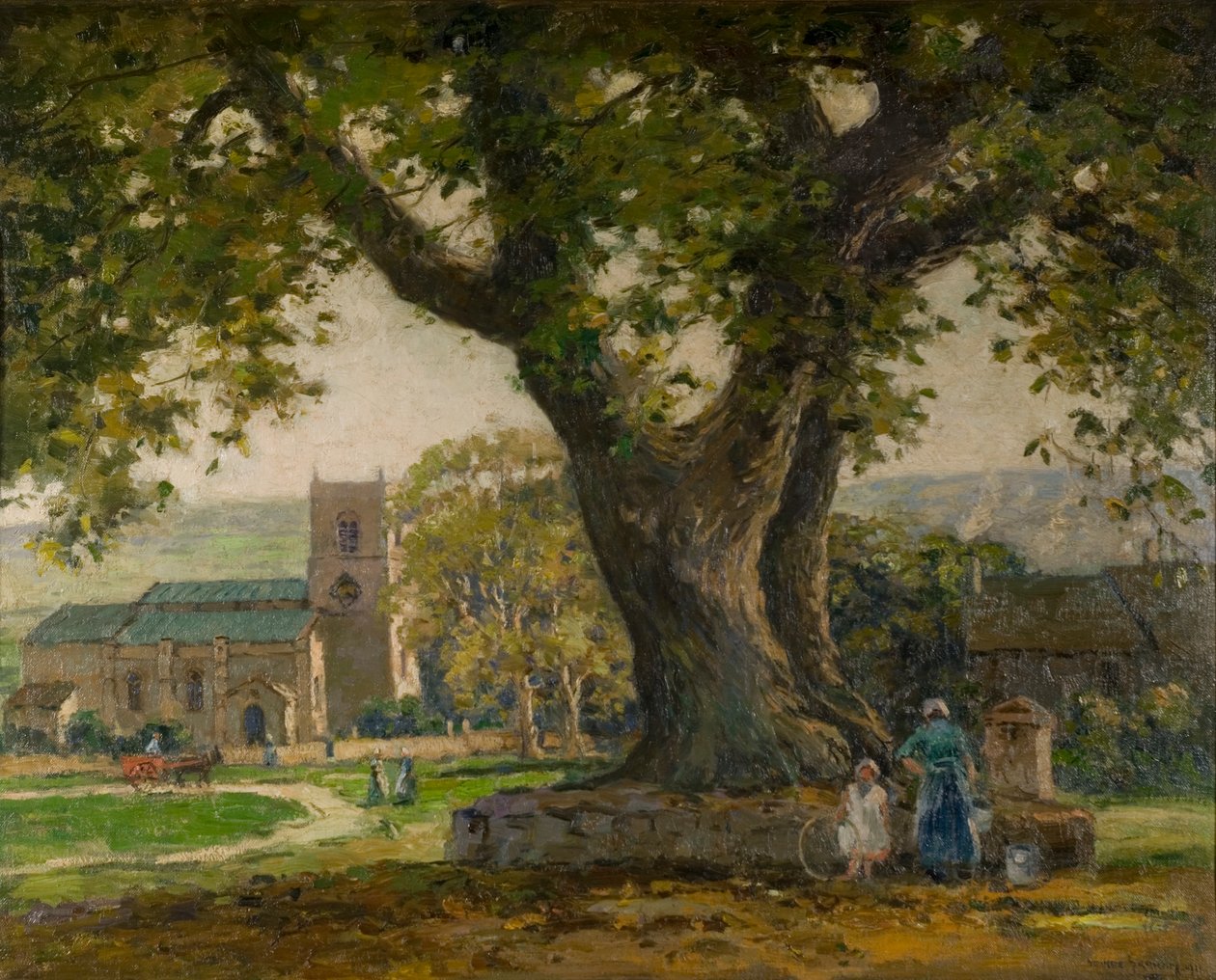 Village de Wensley, Yorkshire - George Graham