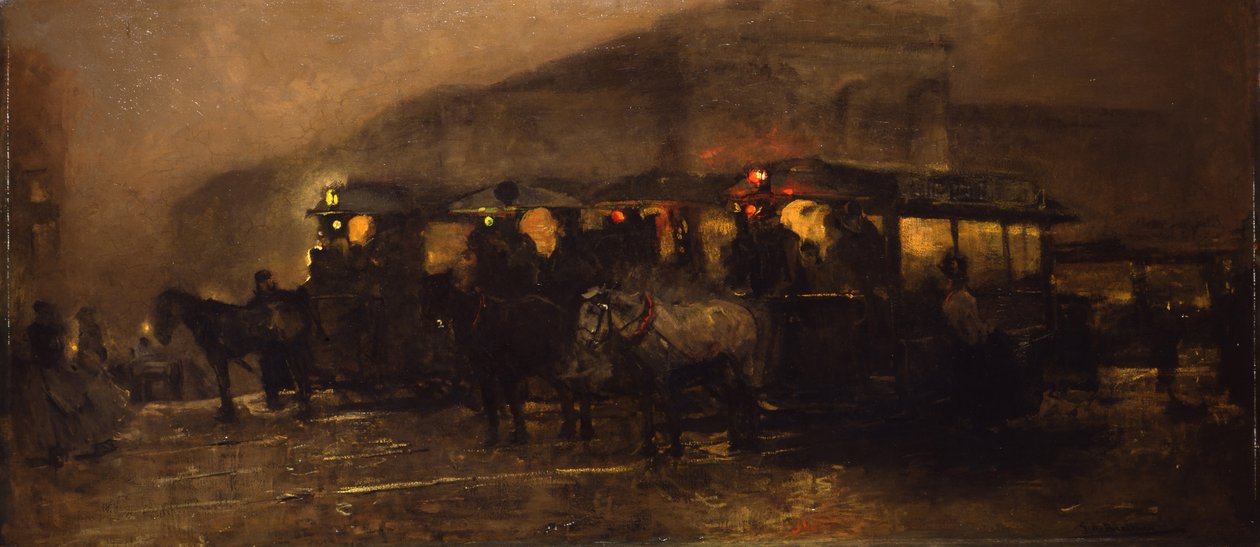 Soirée à la place - George Hendrik Breitner