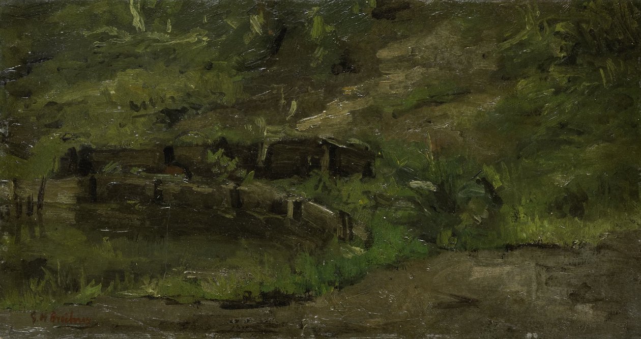 Paysage de prairie - George Hendrik Breitner