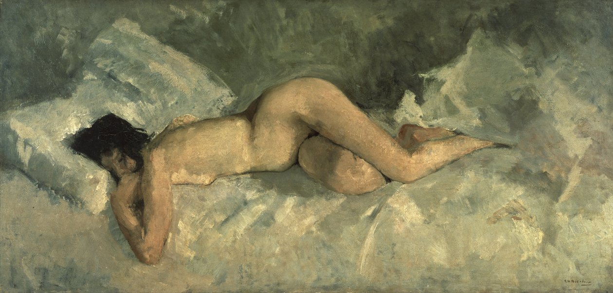 Nu allongé, vers 1887 - George Hendrik Breitner