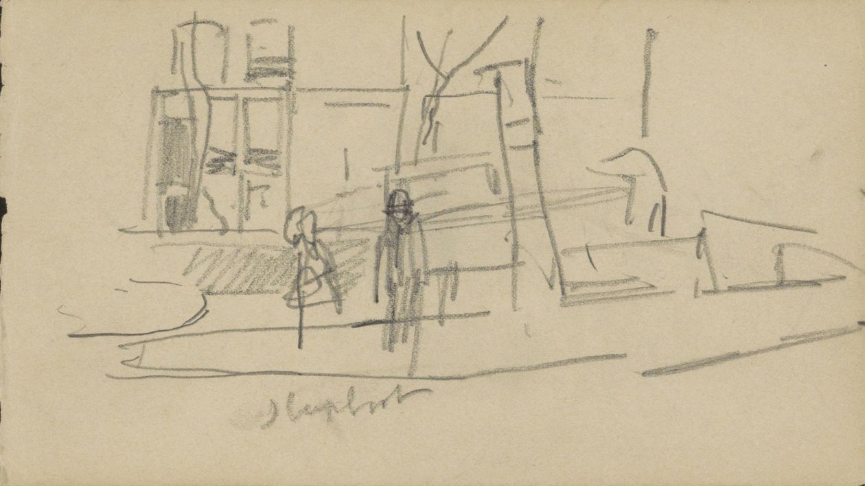 Remorqueur dans un canal - George Hendrik Breitner