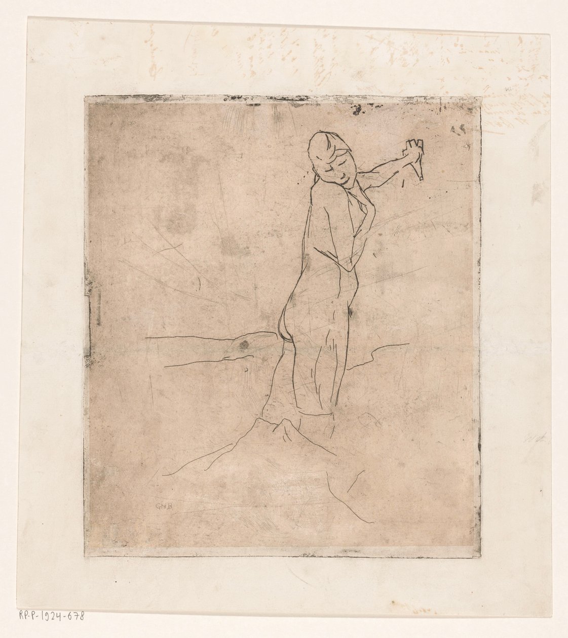 Femme nue debout - George Hendrik Breitner