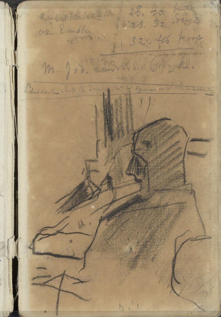 Deux hommes assis - George Hendrik Breitner