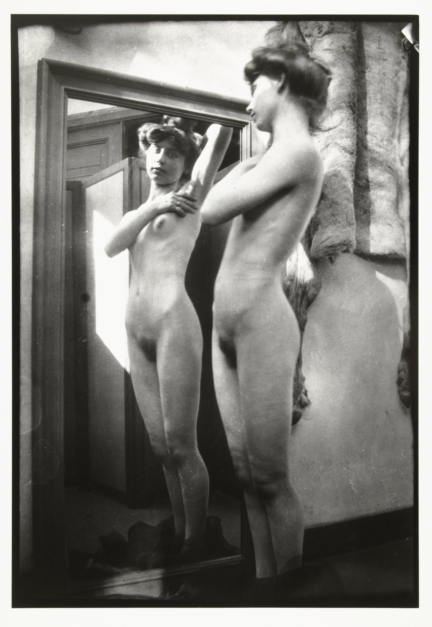 Nu féminin devant un miroir - George Hendrik Breitner