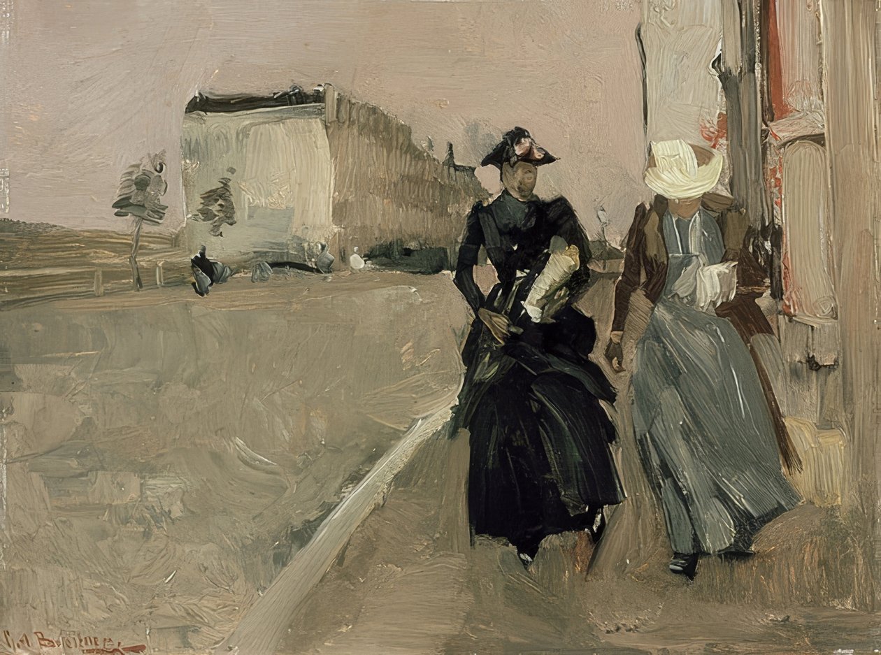 Coup de vent. Vers 1900 - George Hendrik Breitner