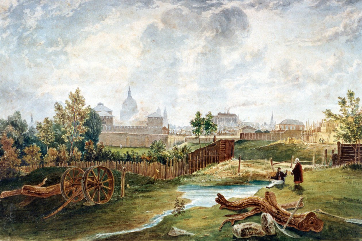 Pentonville, Islington, Londres, 1815 - George Hollis