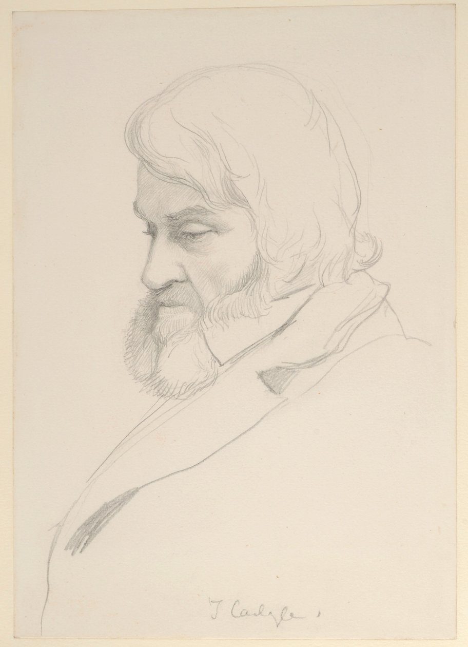 Portrait de Thomas Carlyle, c.1875 - George Howard