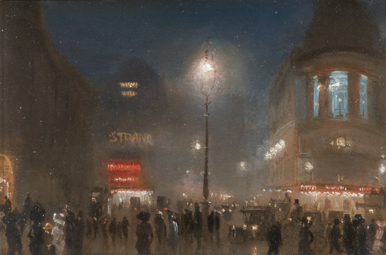 Le quartier des théâtres de Londres, c.1910 - George Hyde Pownall