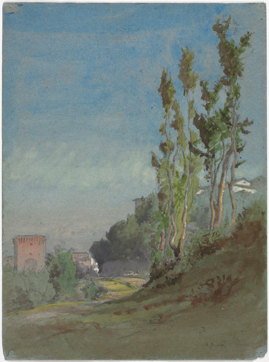 Albano, Italie, vers 1872 - George Inness