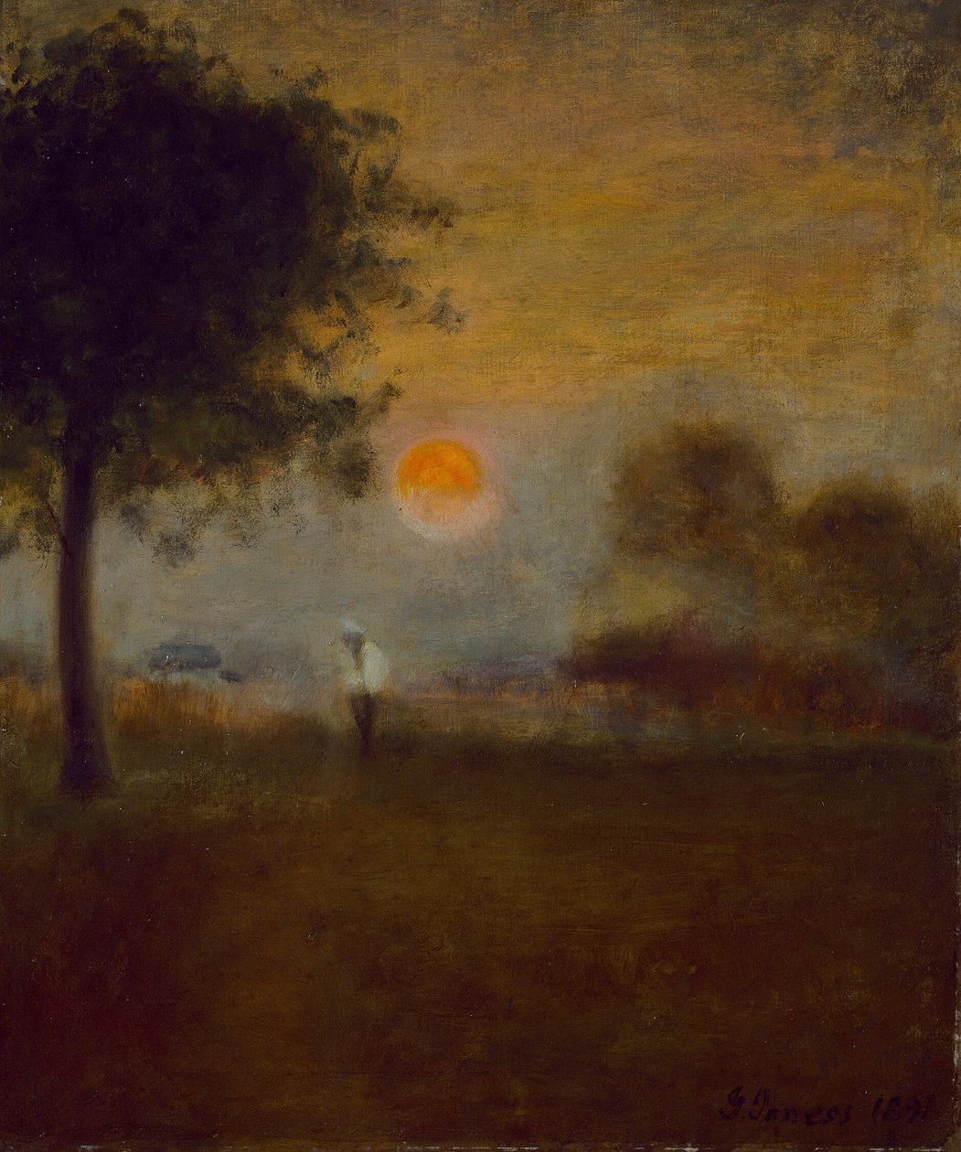 Lever de lune - George Inness