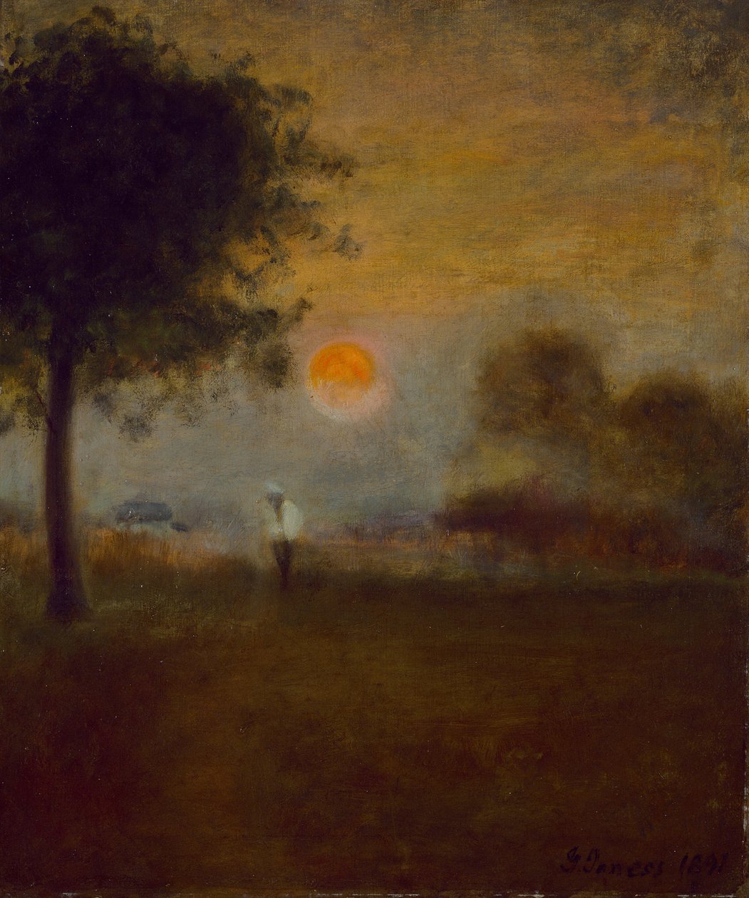 Lever de lune, 1891 - George Inness