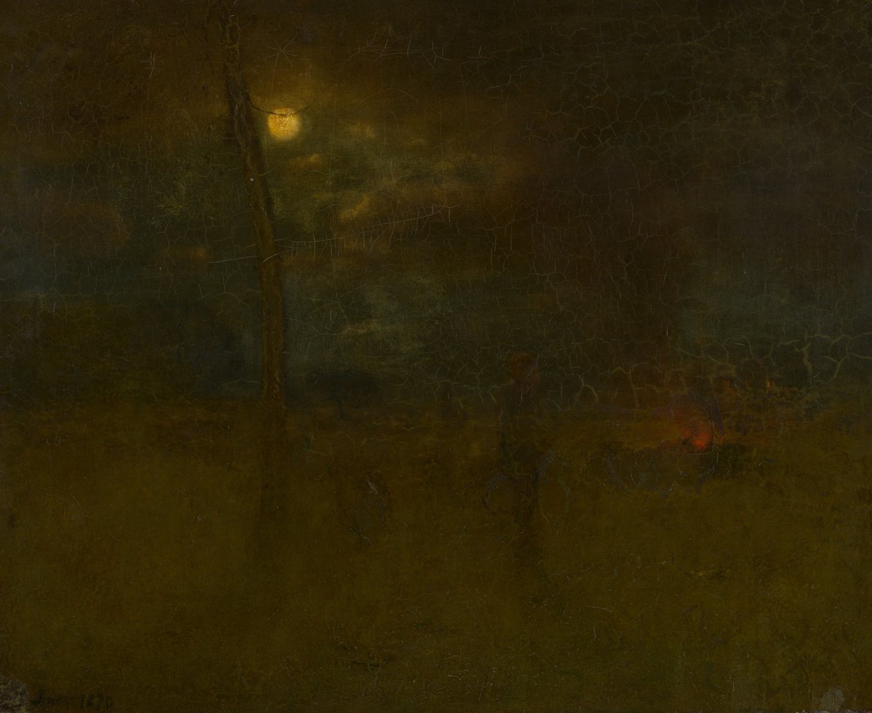 La lune la nuit - George Inness