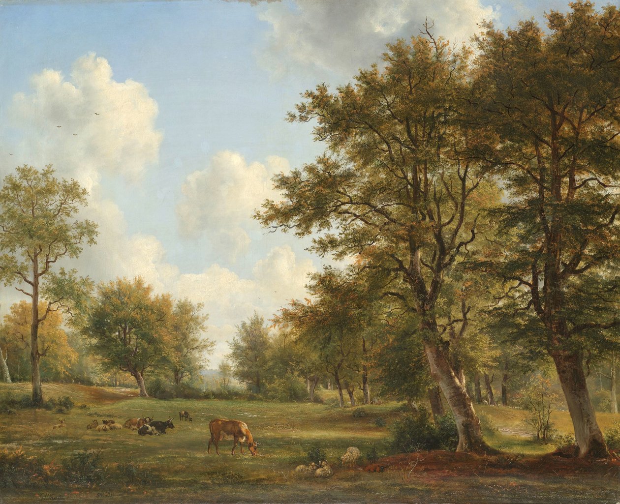 Paysage près de Hilversum - George Jacobus Johannes van Os