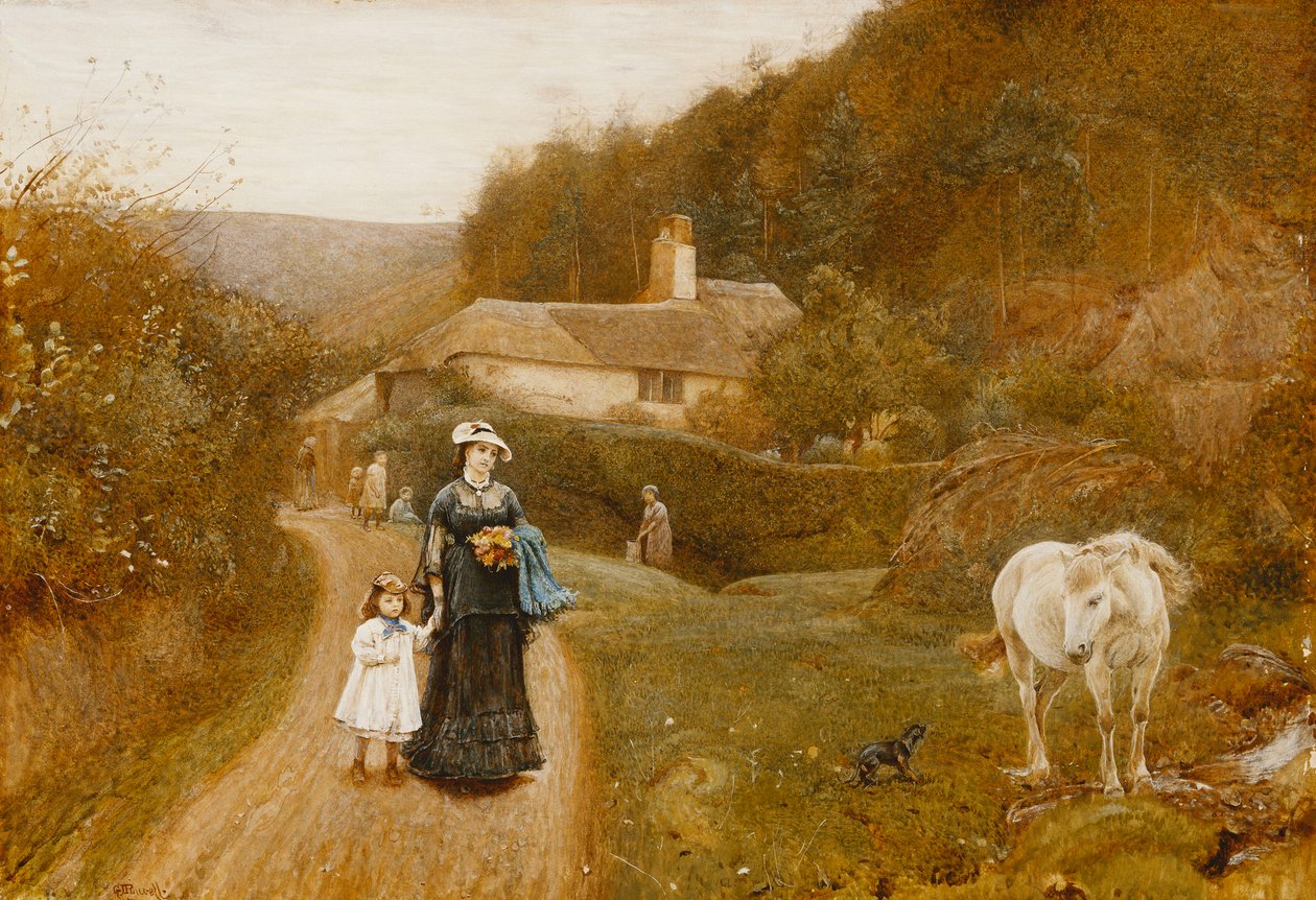 Une promenade à la campagne - George John Pinwell
