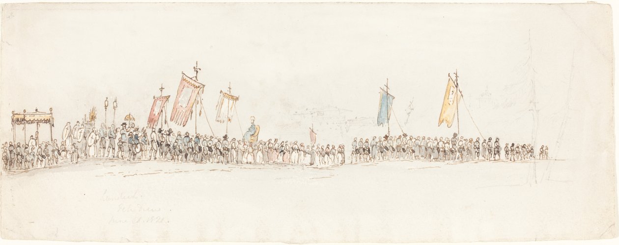 Procession religieuse à Landeck - George Jones