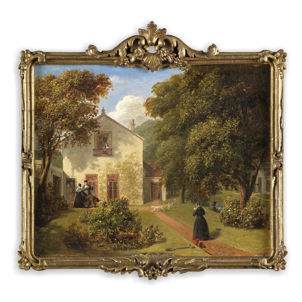 Un jardin ensoleillé - George Lance