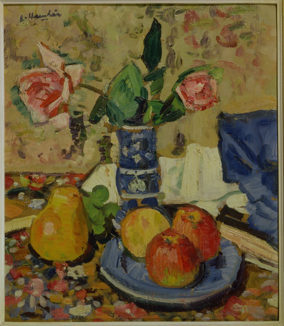 Pommes, poires et roses - George Leslie Hunter