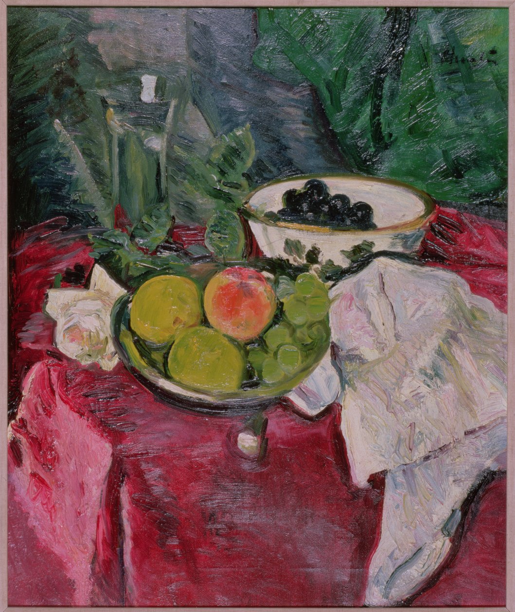 Le tissu rouge - George Leslie Hunter