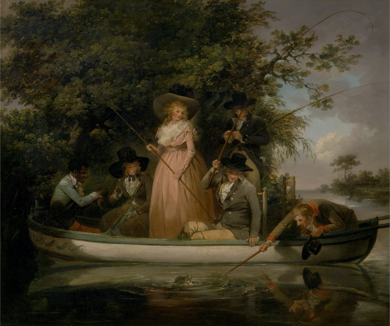 A Party Angling - George Morland