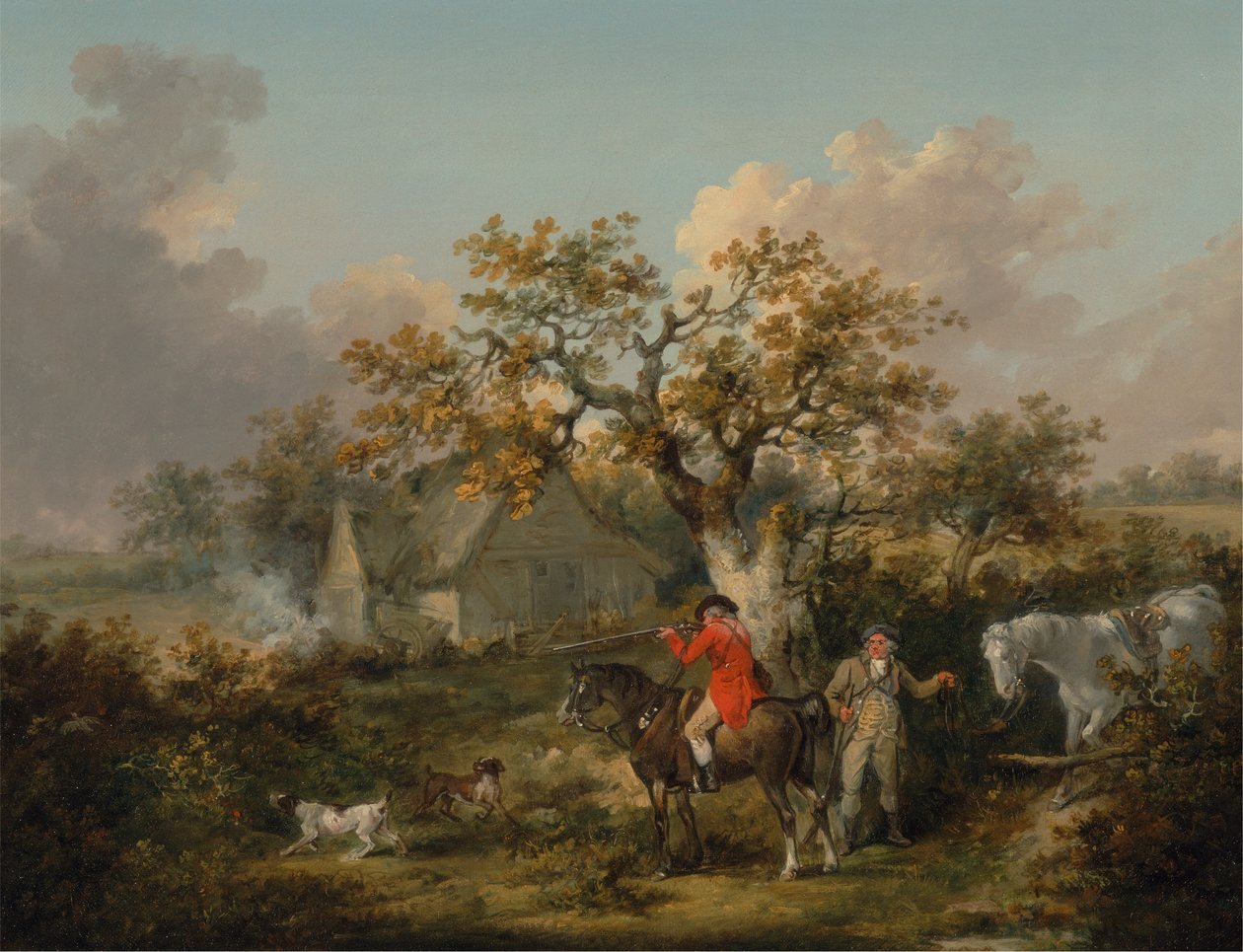 Chasse à la perdrix - George Morland