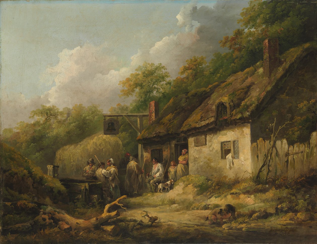 The Bell Inn, fin des années 1780 - George Morland