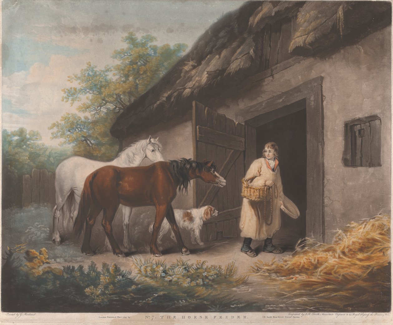 Le nourrisseur de chevaux - George Morland