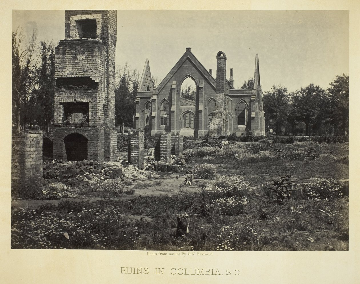 Ruines à Columbia, S.C. - George N. Barnard