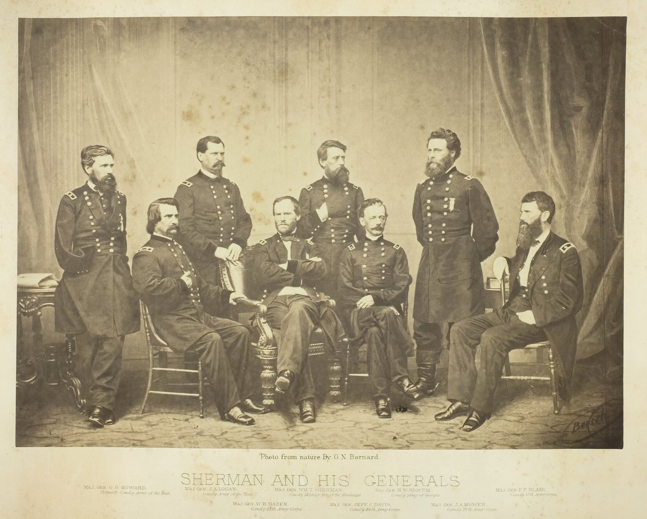 Sherman et ses généraux - George N. Barnard