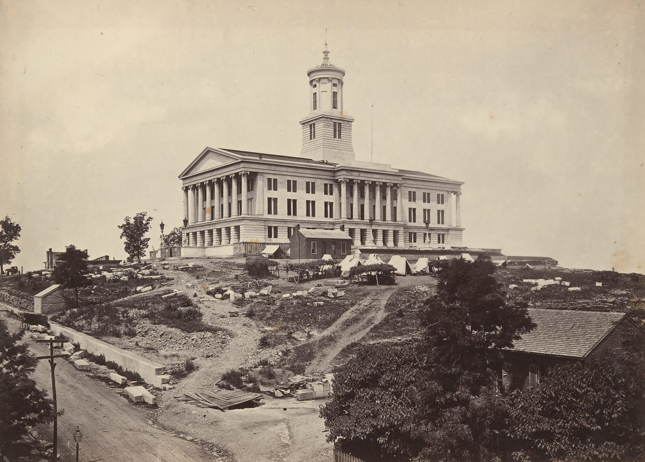 Le Capitole, Nashville, Tennessee, années 1860 - George N. Barnard