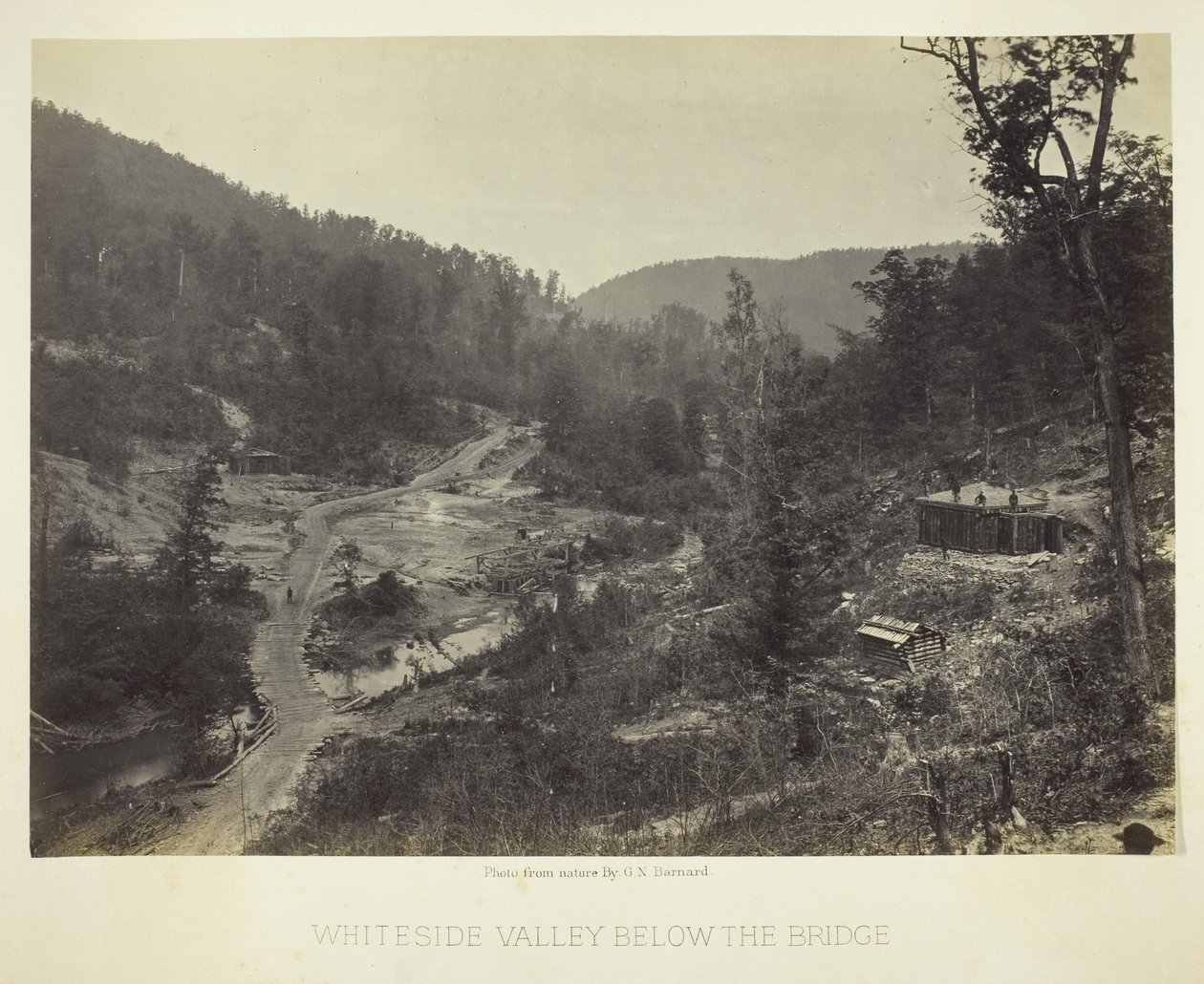 Vallée de Whiteside sous le pont - George N. Barnard