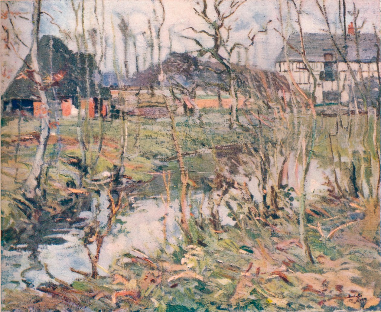 Une ferme en Normandie, vers 1911 - George Oberteuffer