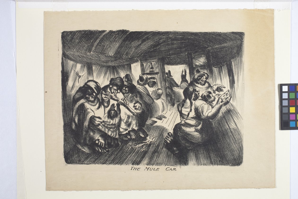 La voiture à mule - George Overbury
