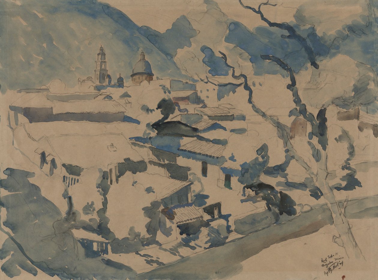 Toits à Orizaba, Mexique - George Overbury Hart