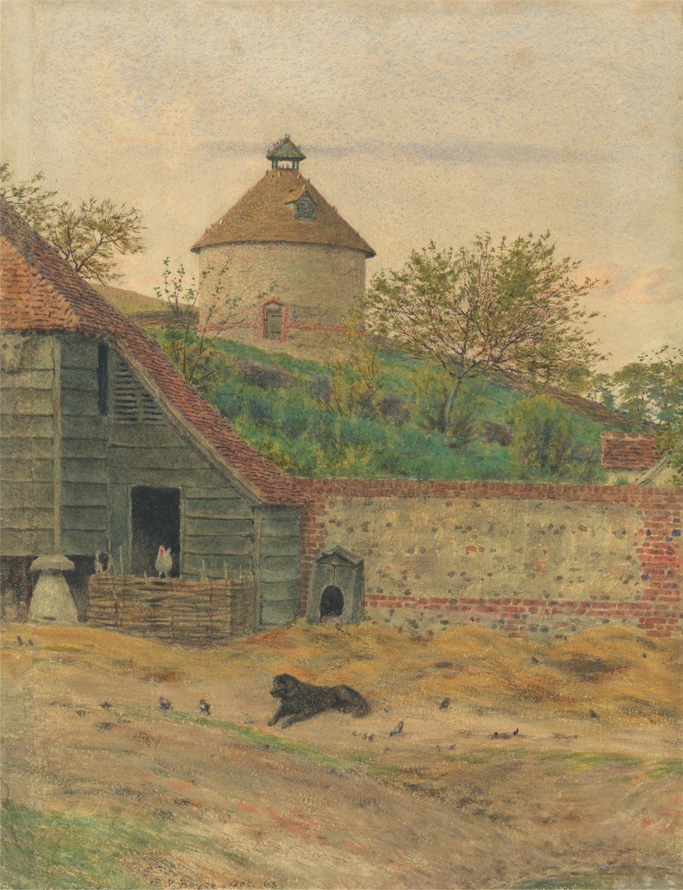 Colombier à Streatley - George Price Boyce