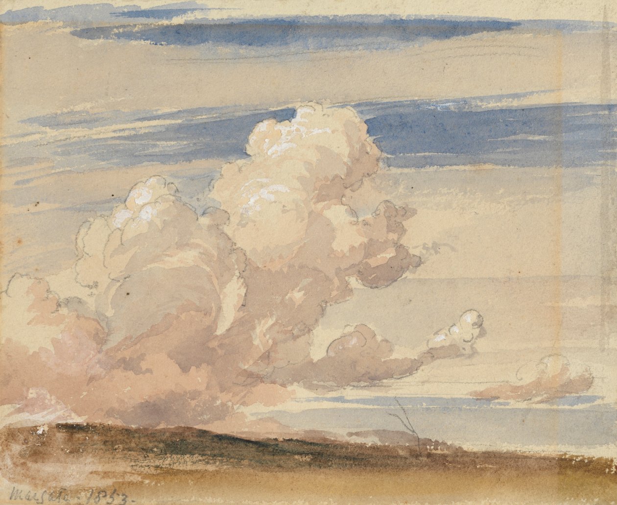 Margate, grand nuage - George Richmond