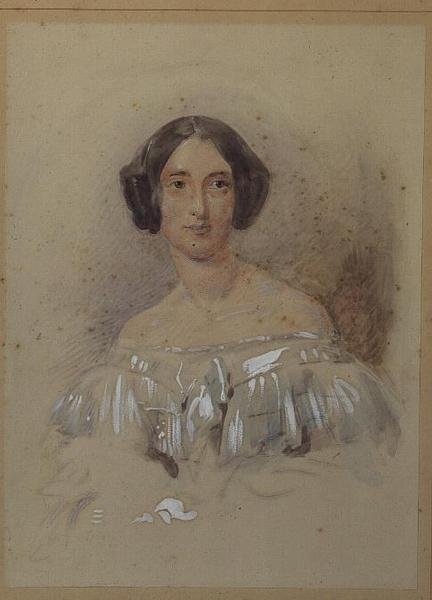 Portrait de Fanny (Frances) Cartwright - George Richmond