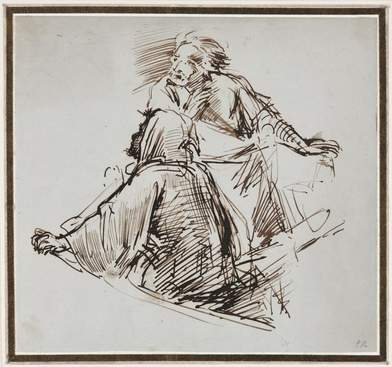 Deux Figures Masculines, vers 1829 - George Richmond