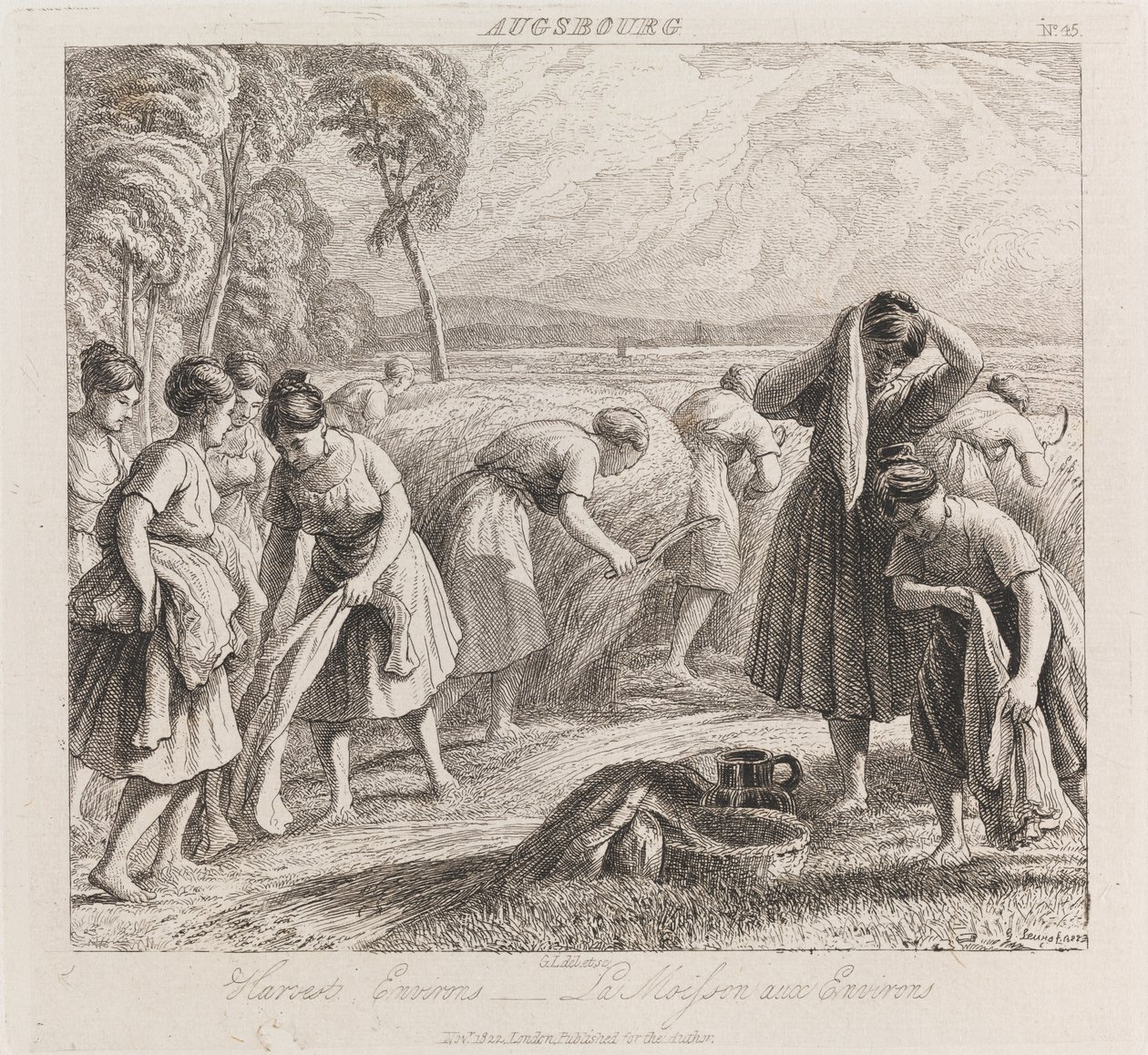Récolte, Augsbourg, c.1821 - George Robert Lewis
