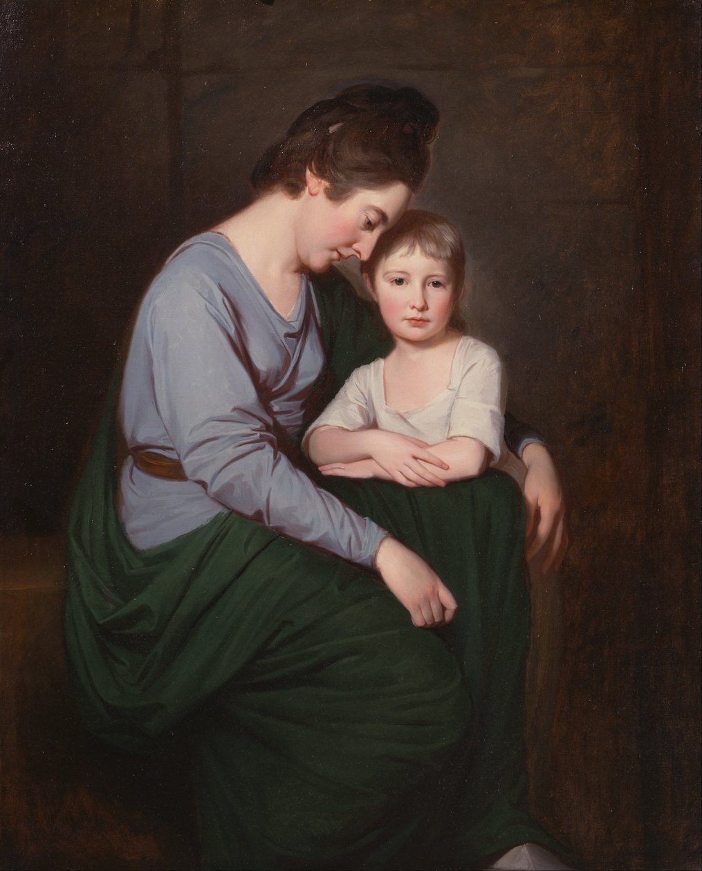 Ann Wilson avec sa fille Sybil - George Romney