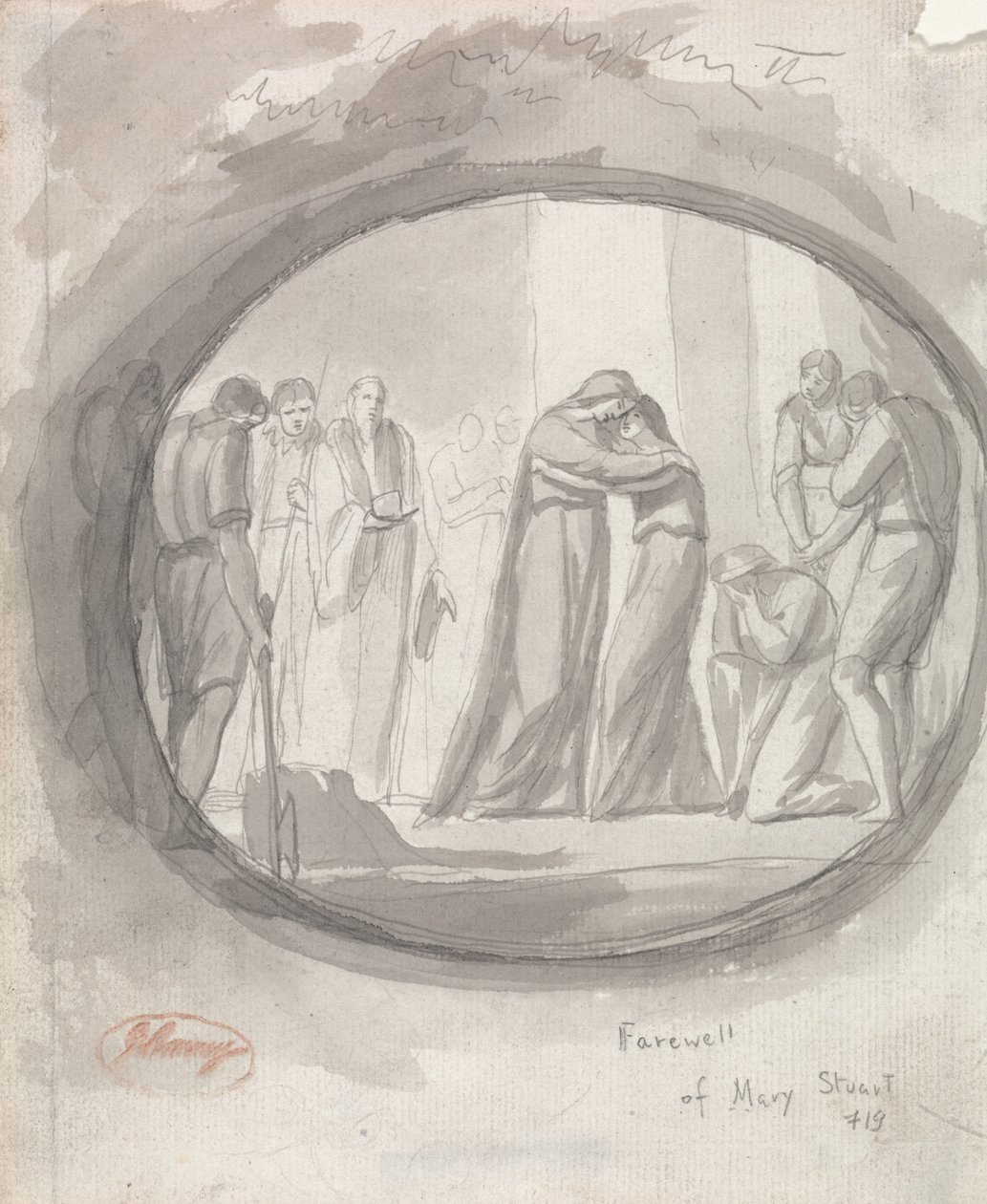 Les adieux de Marie Stuart - George Romney