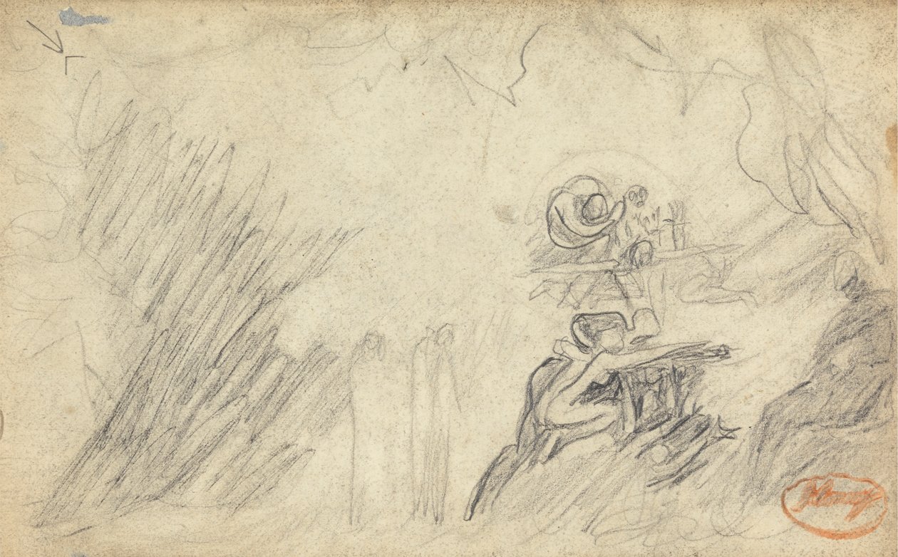 Étude de composition de figure 47 - George Romney
