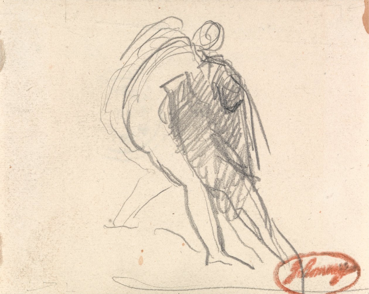 Figure soutenant une figure évanouie - George Romney